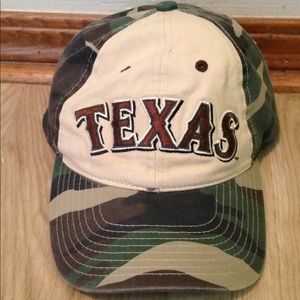 Texas Rangers Camo Baseball Cap--new!